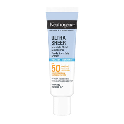 Neutrogena Ultra Sheer Moisturizing 50SPF Fluid Sunscreen Cream 50 ml