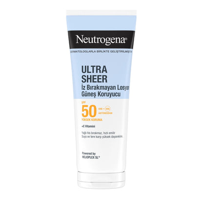 Neutrogena Ultra Sheer Non-Scarring 50SPF Sunscreen Lotion 200 ml