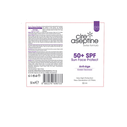 Cire Aseptine Anti-Aging Anti Age 50+SPF Facial Sunscreen Cream 50 ml