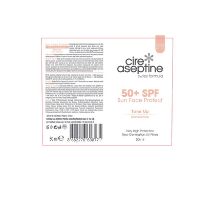 Cire Aseptine Tone Balancing Tone Up 50+SPF Facial Sunscreen Cream 50 ml