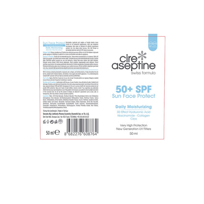 Cire Aseptine Daily Moisturizing Daily Moisturizing 50+SPF Facial Sunscreen Cream 50 ml