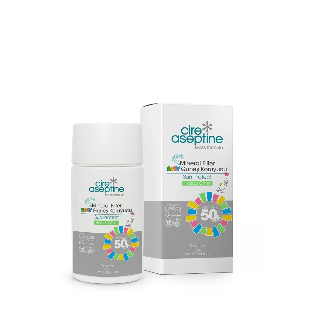 Cire Aseptine Children and Sensitive Skin 50+SPF Facial Sunscreen Cream with Mineral Filter 50 ml