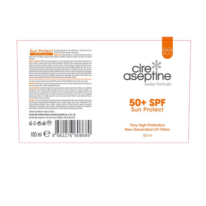 Cire Aseptine 50+SPF Sunscreen Cream 100 ml