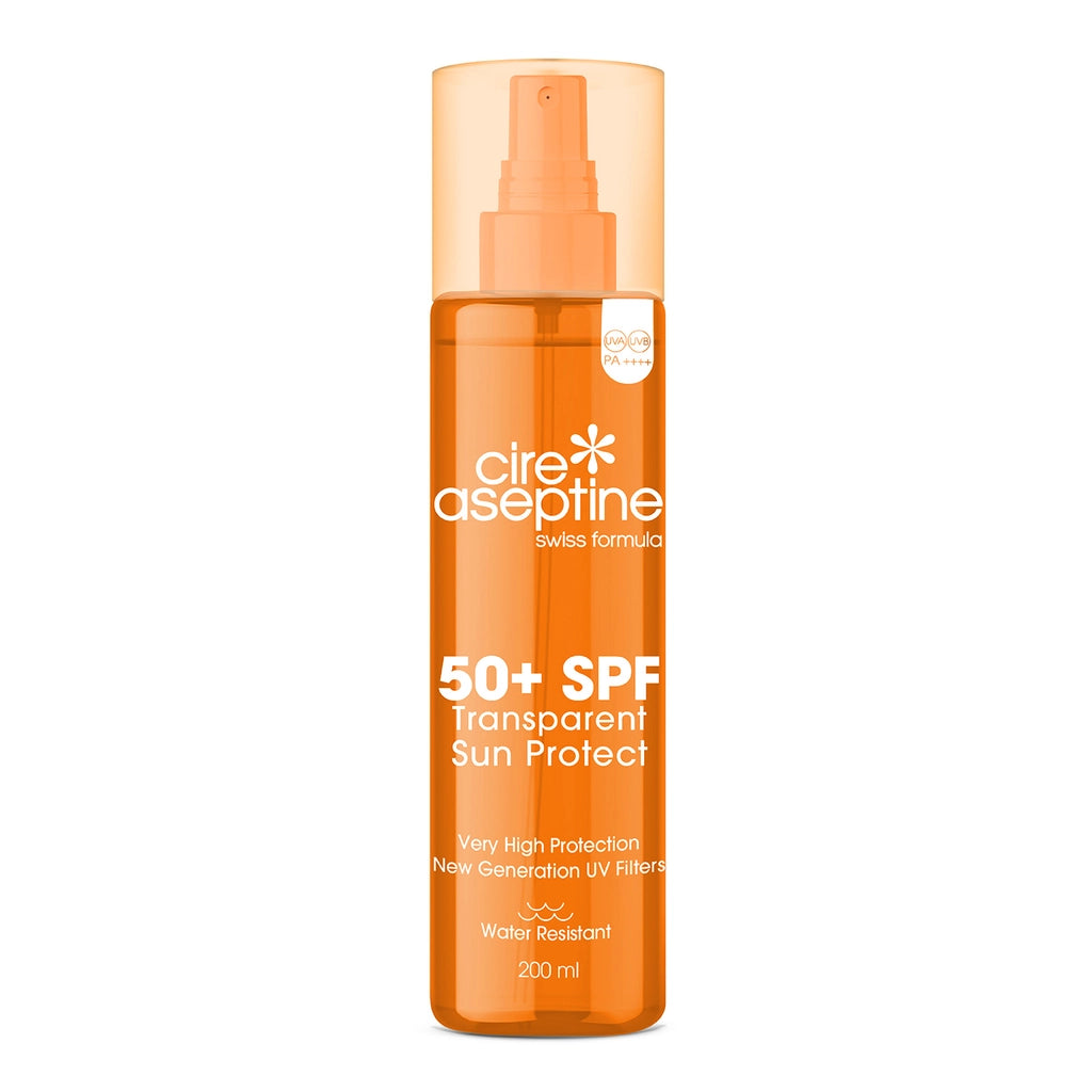 Cire Aseptine 50+SPF Transparent Sunscreen Spray 200 ml
