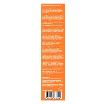 Bade Natural 50SPF Colored Sunscreen Milk 30 ml
