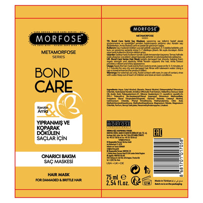 Morfose Metamorphose Bond Care Repairing Care Hair Mask 75 ml