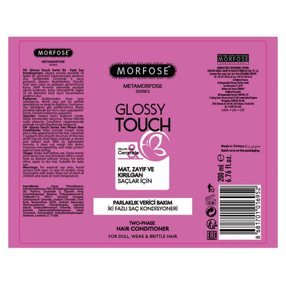 Morfose Metamorphose Glossy Touch Shine-Giving Care Two-Phase Hair Conditioner 200 ml
