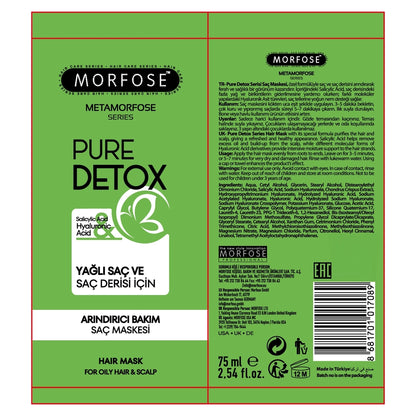 Morfose Metamorphose Pure Detox Purifying Care Hair Mask 75 ml