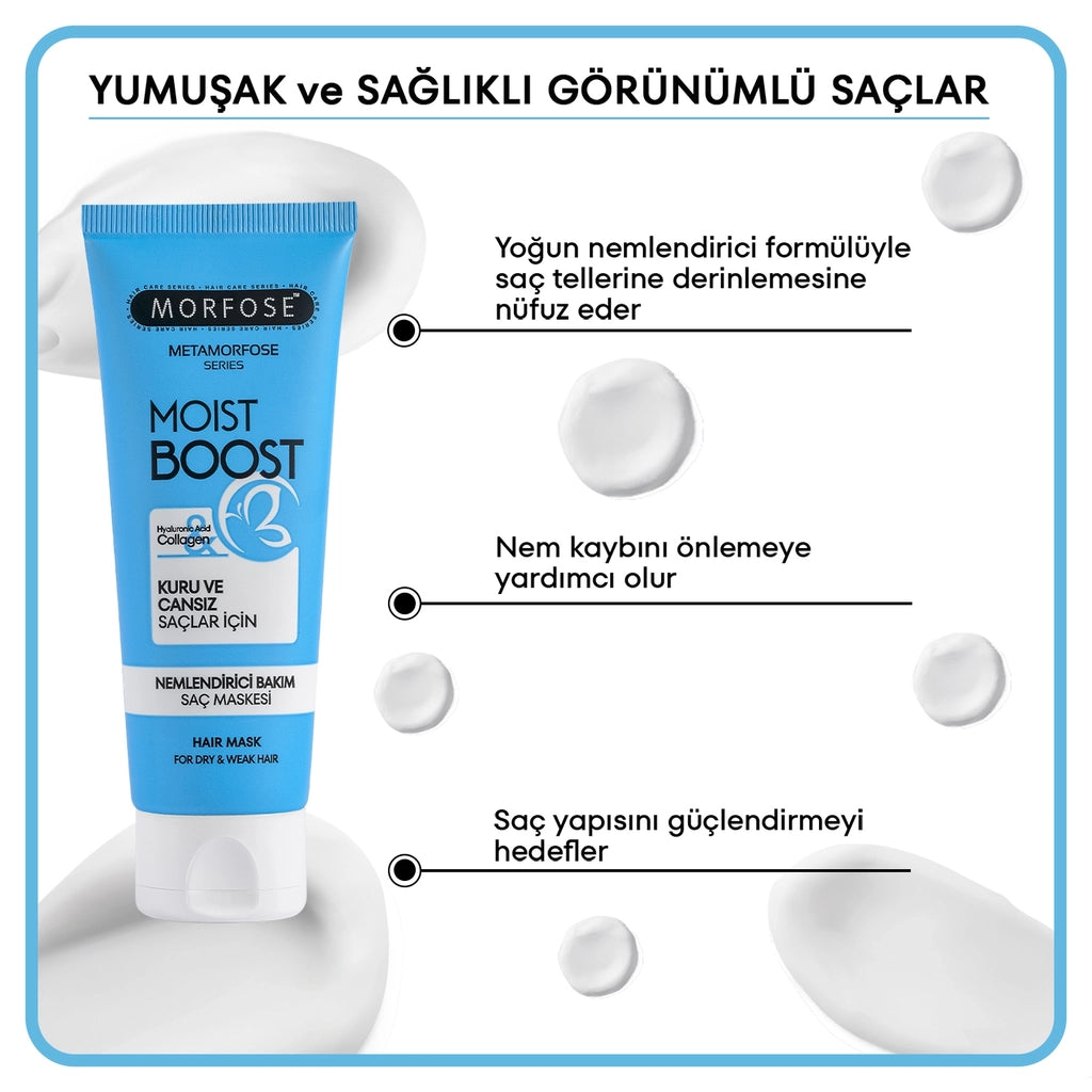Morfose Metamorphose Moist Boost Moisturizing Care Hair Mask 75 ml