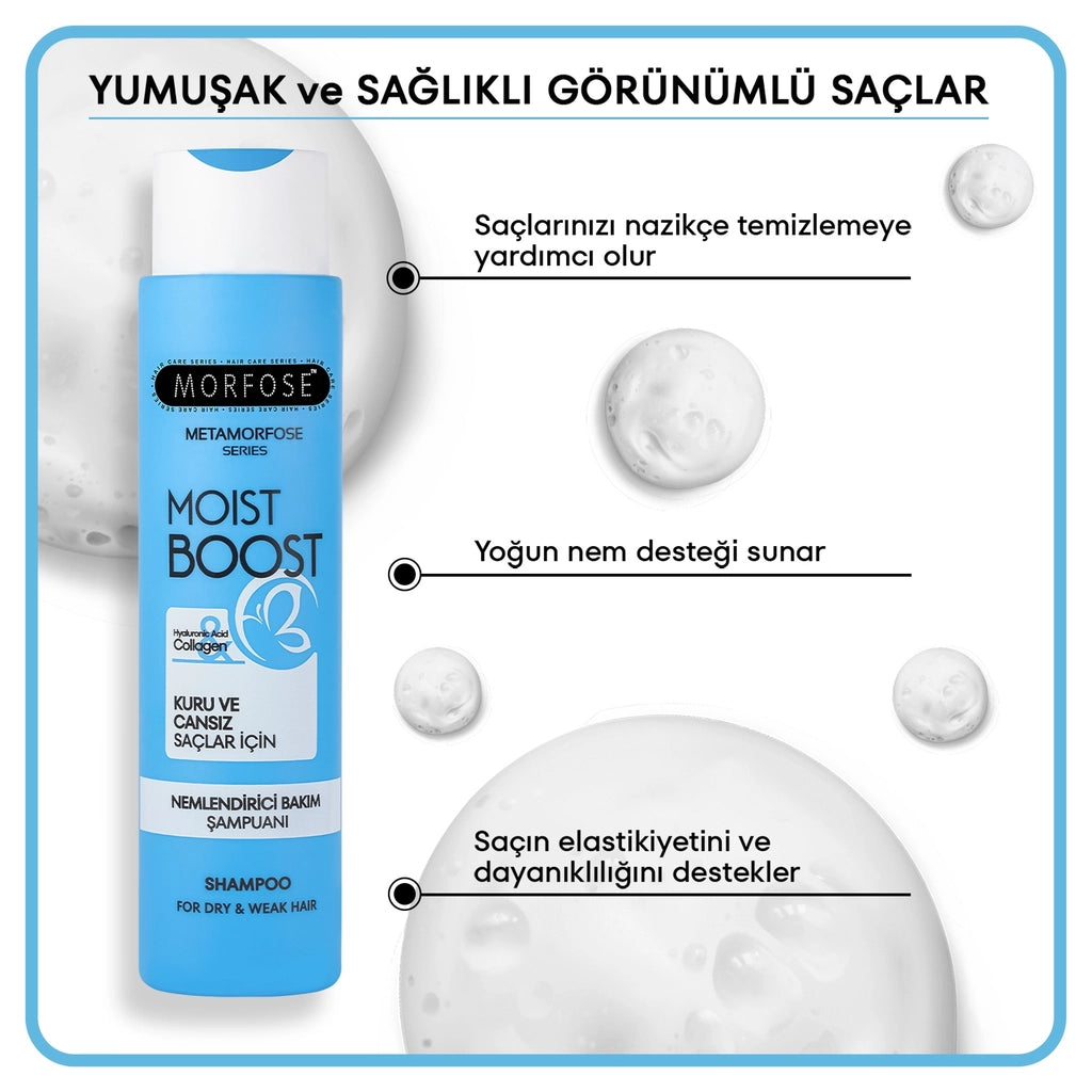 Morfose Metamorphose Moist Boost Moisturizing Care Shampoo 400 ml