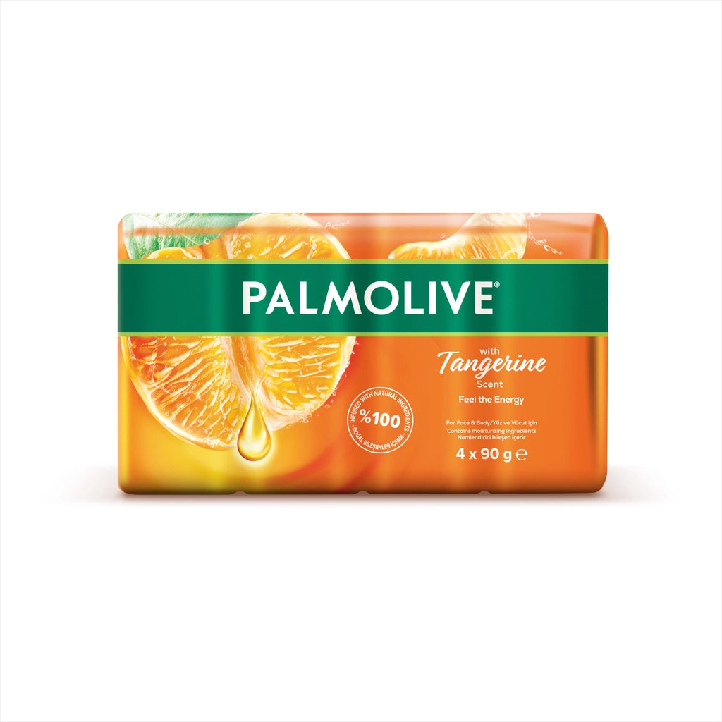 Palmolive Aroma Sensations Tangerine Solid Soap 90 gr x 4