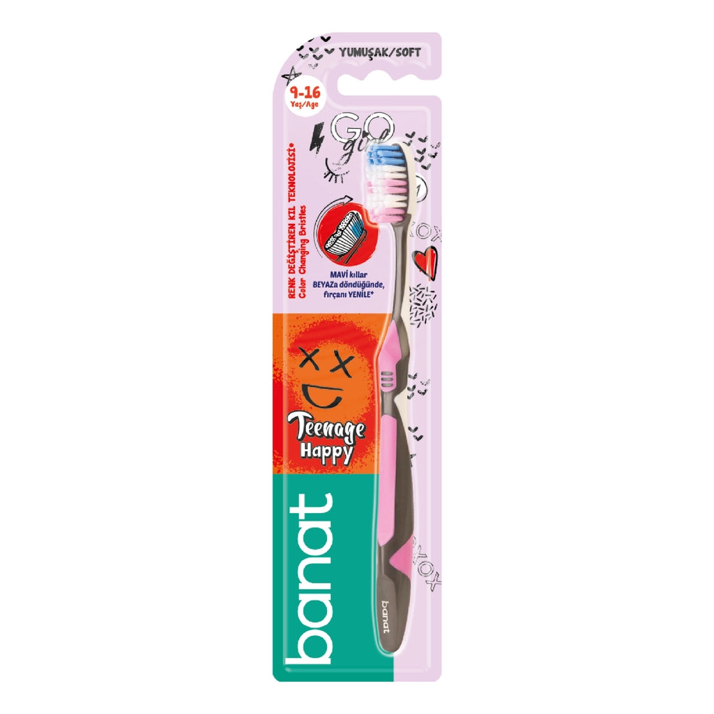 Banat Teenage PowerX &amp; Happy Toothbrush (Soft) (Assorted)