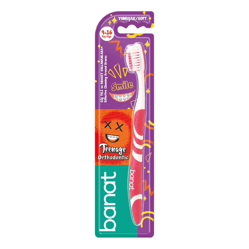 Banat Teenage Orthodontic Toothbrush (Soft)