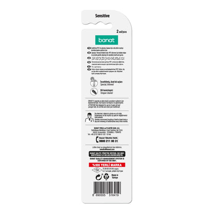 Banat Sensitive Toothbrush 1+1 (Soft)