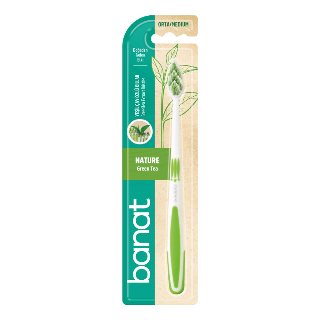 Banat GreenTea Toothbrush (Medium)