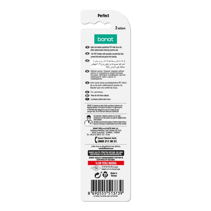 Banat Perfect Toothbrush 1+1 (Medium)