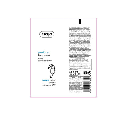 Ziaja Tucuma Oil Smoothing Hand Cream 3% Urea 80 ml