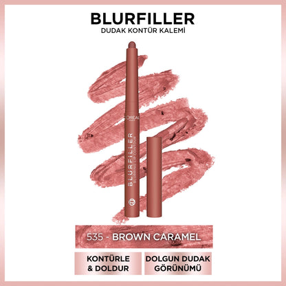 Loreal Paris Blurfiller Lip Contour Pencil 635 Worth It Medium