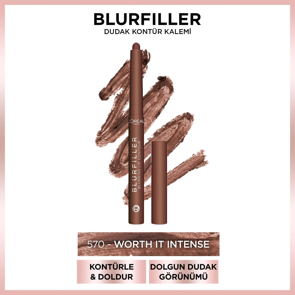 Loreal Paris Blurfiller Lip Contour Pencil 635 Worth It Medium