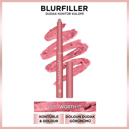 Loreal Paris Blurfiller Lip Contour Pencil 635 Worth It Medium