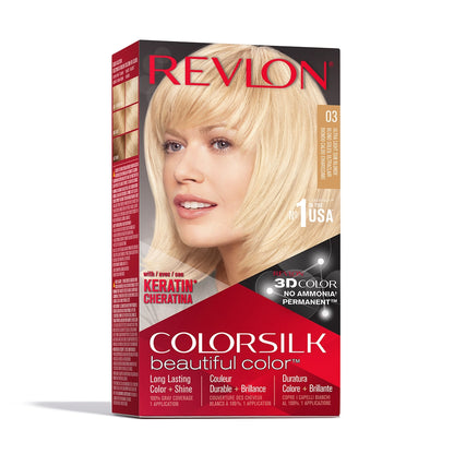Revlon ColorSilk Beautiful Color Hair Dye 03 Ultra Light Sun Blonde