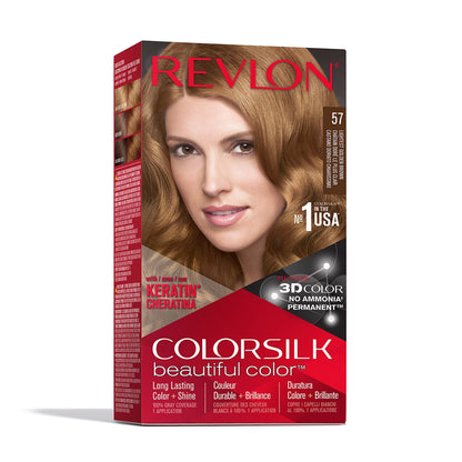 Revlon ColorSilk Beautiful Color Hair Dye 34 Velvet Burgundy