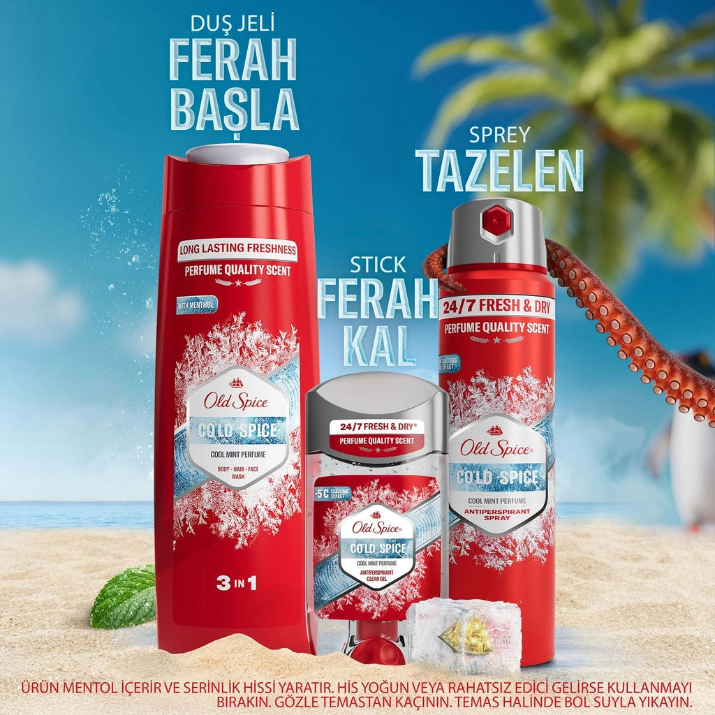 Old Spice Cold Spice Antiperspirant Transparent Men&
