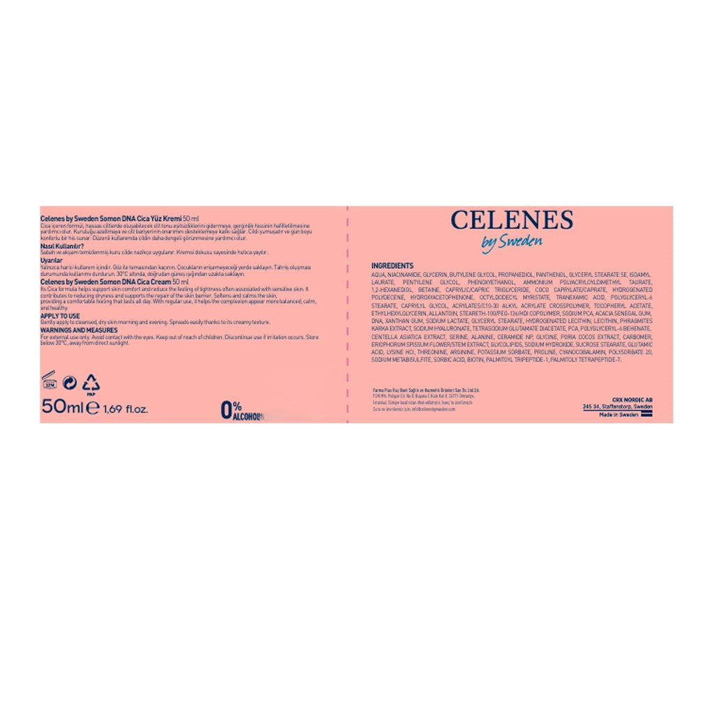 Celenes Salmon DNA Cica Face Cream 50 ml