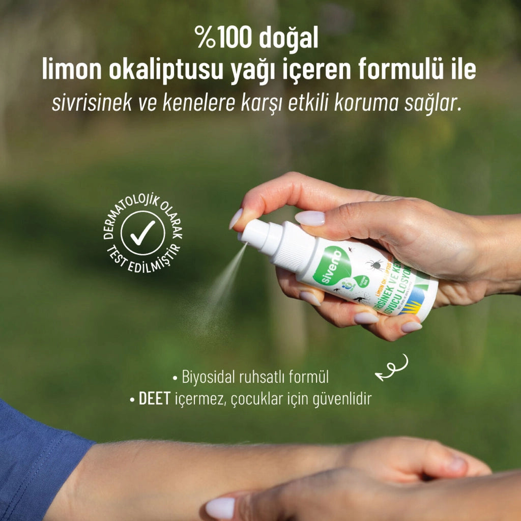Siveno 100% Mosquito and Tick Repellent Spray Cream 50 ml