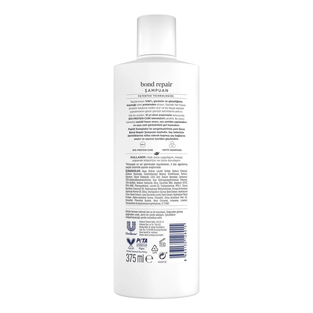 Dove Peptide Bond Repair Shampoo 375 ml