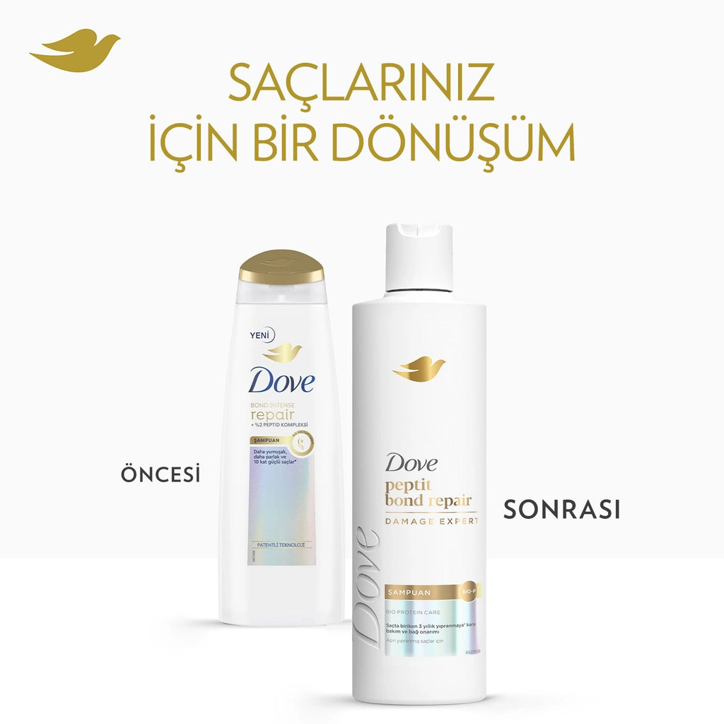 Dove Peptide Bond Repair Shampoo 375 ml
