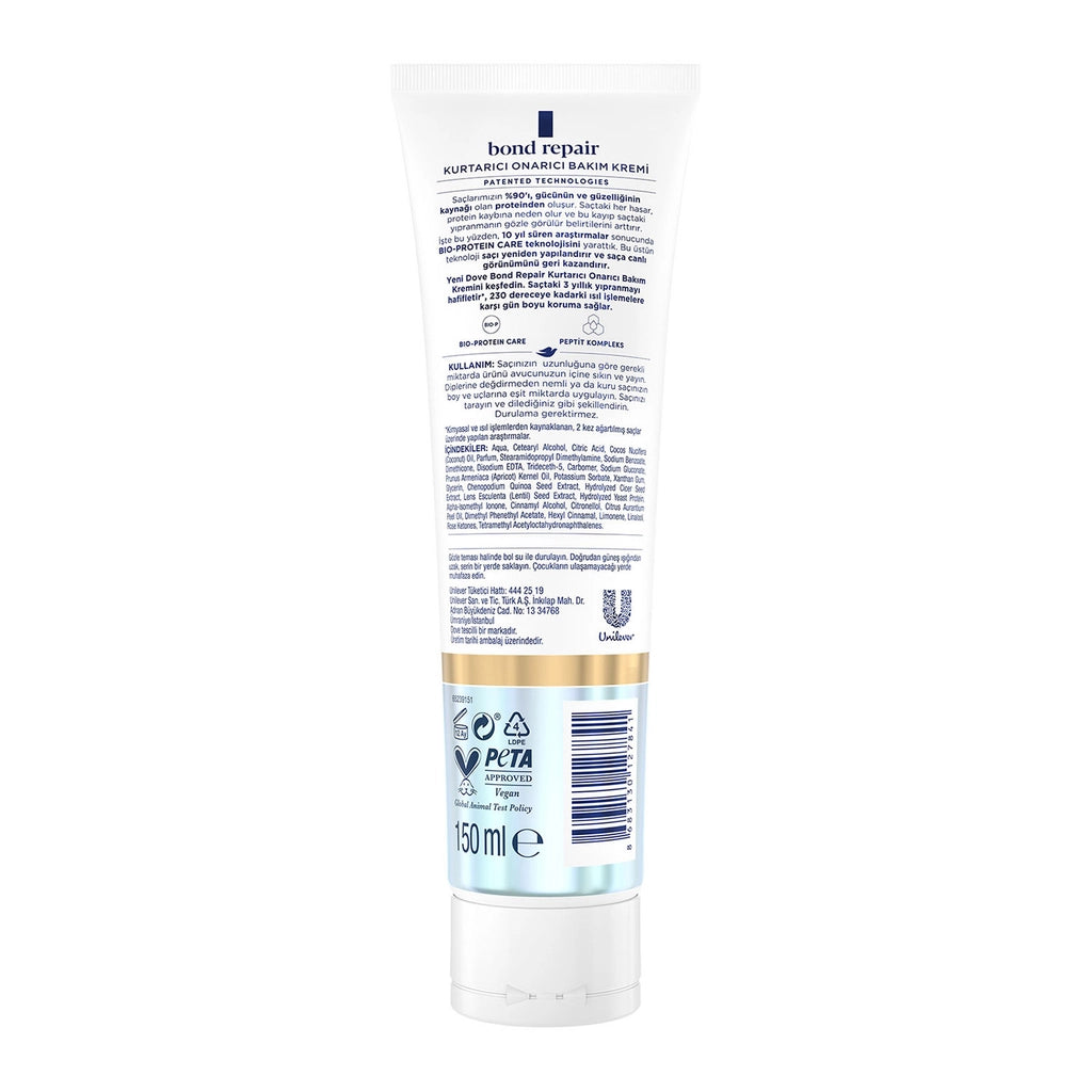 Dove Peptide Bond Repair Hair Care Cream 150 ml