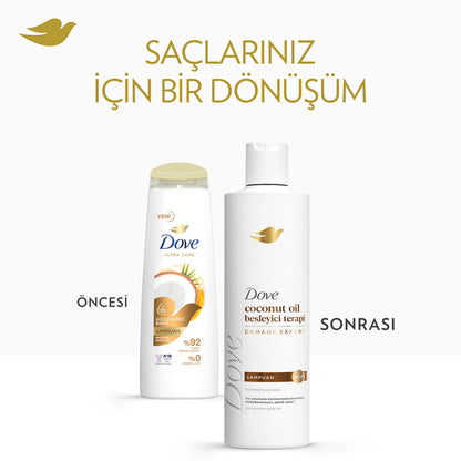 Dove Coconut Oil Nourishing Therapy Shampoo 375 ml
