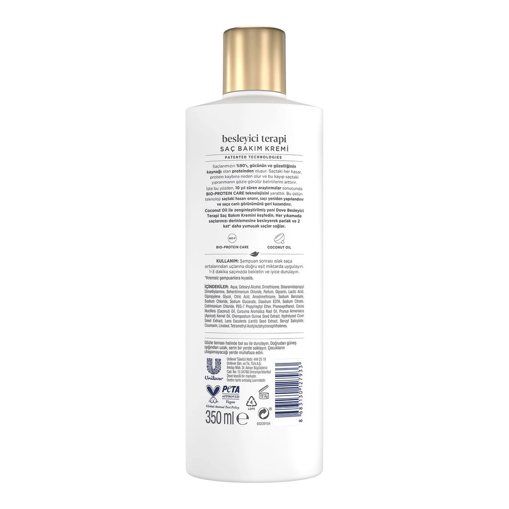 Dove Coconut Oil Nourishing Therapy Hair Care Cream 350 ml