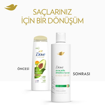 Dove Avocado Anti-Hair Shampoo 375 ml