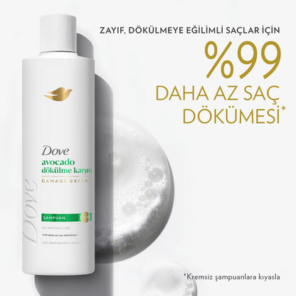 Dove Avocado Anti-Hair Shampoo 375 ml