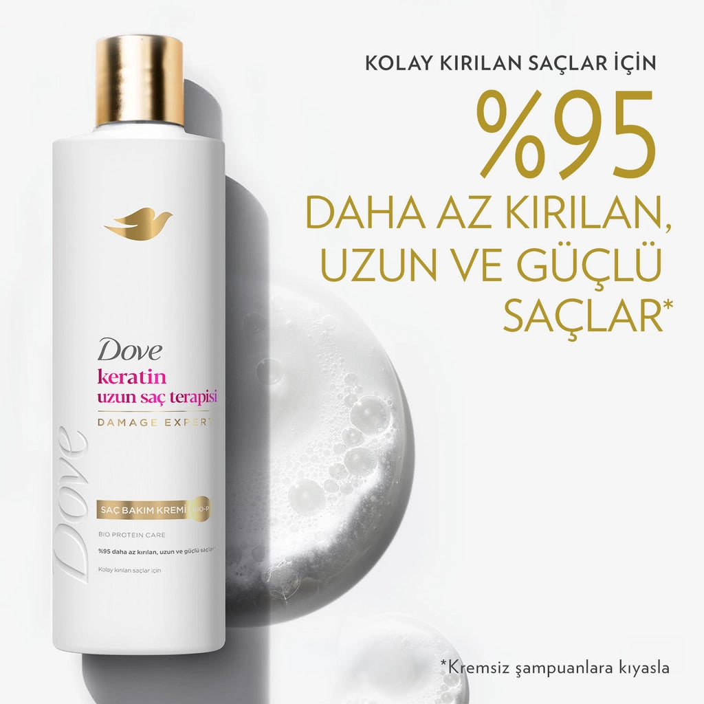 Dove Keratin Long Hair Therapy Hair Care Cream 350 ml