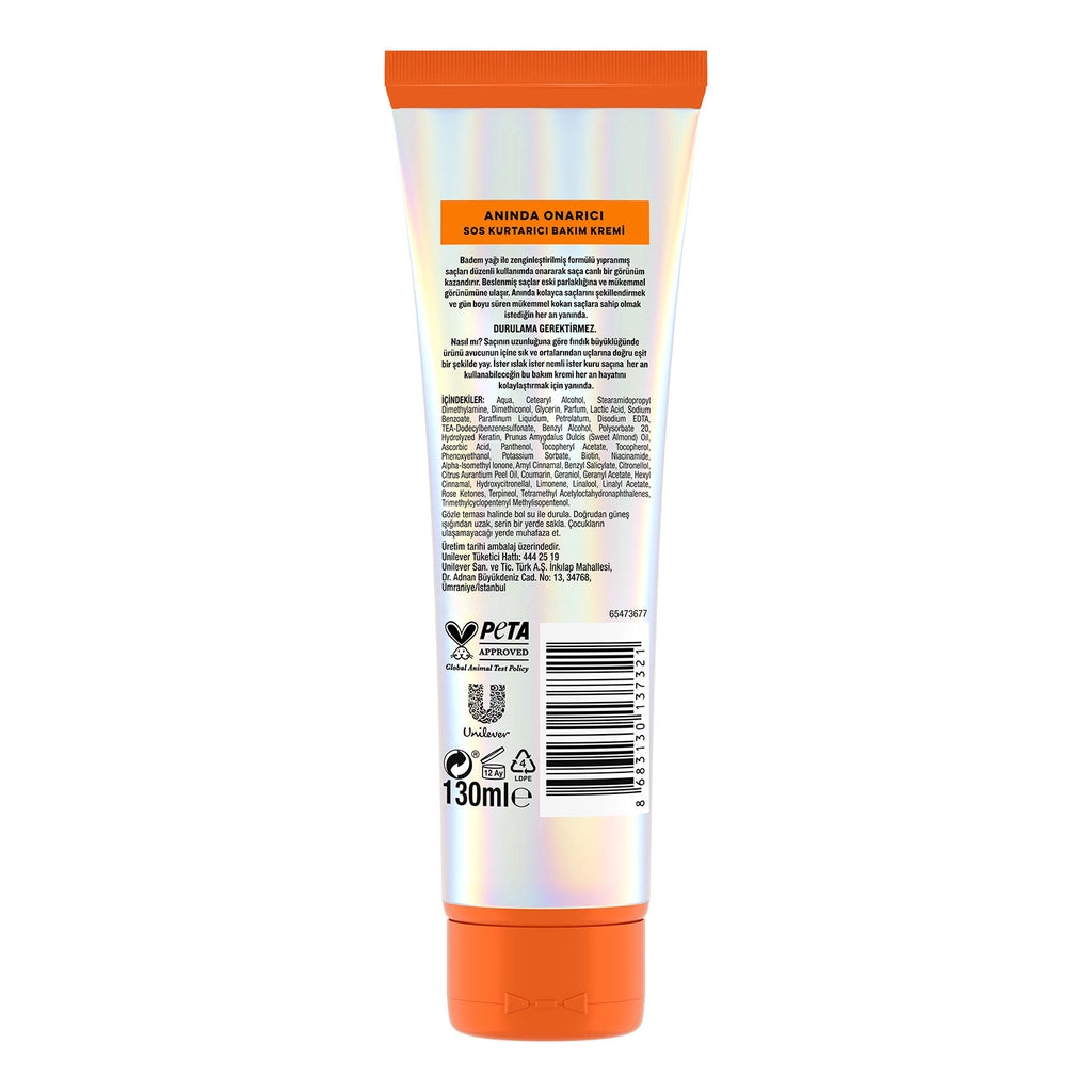 Elidor Instant Repair SOS Rescue Hair Care Cream 130 ml