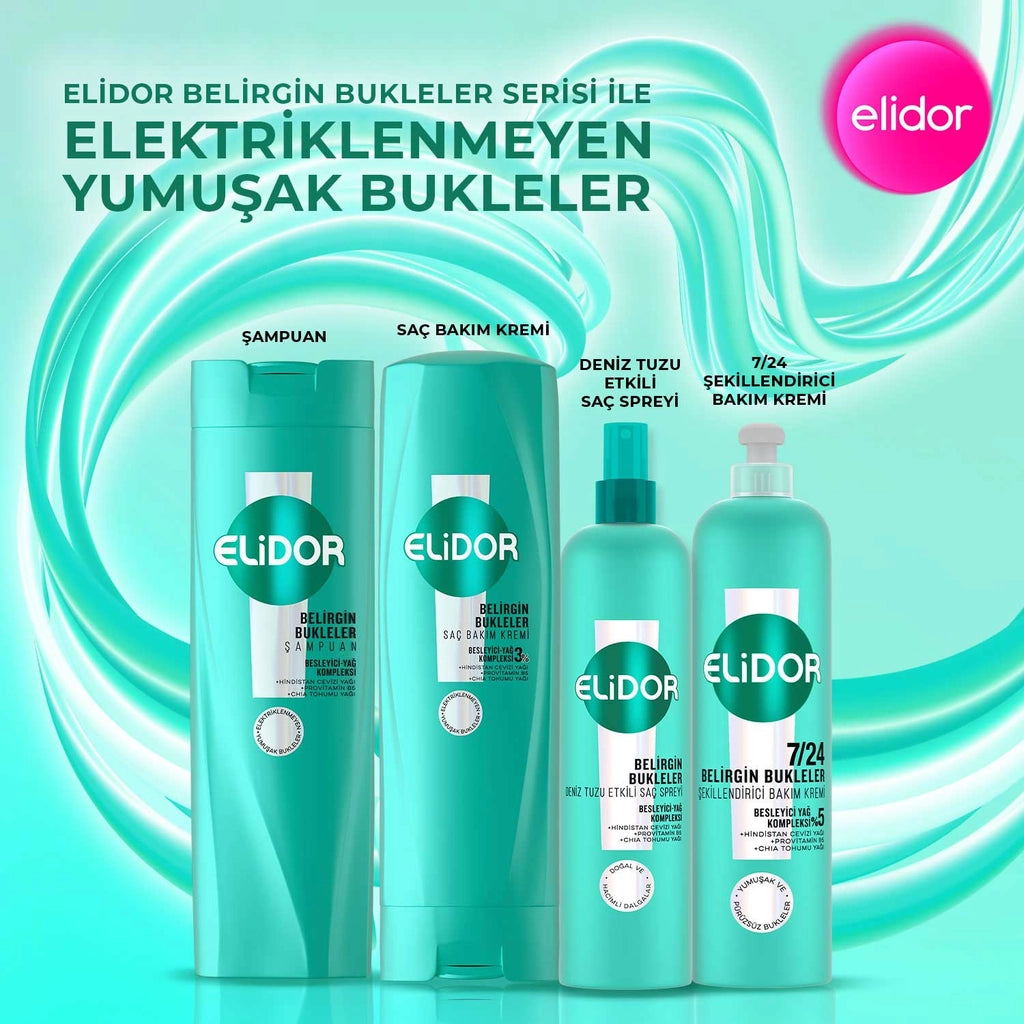 Elidor Visible Curls Hair Care Cream 350 ml