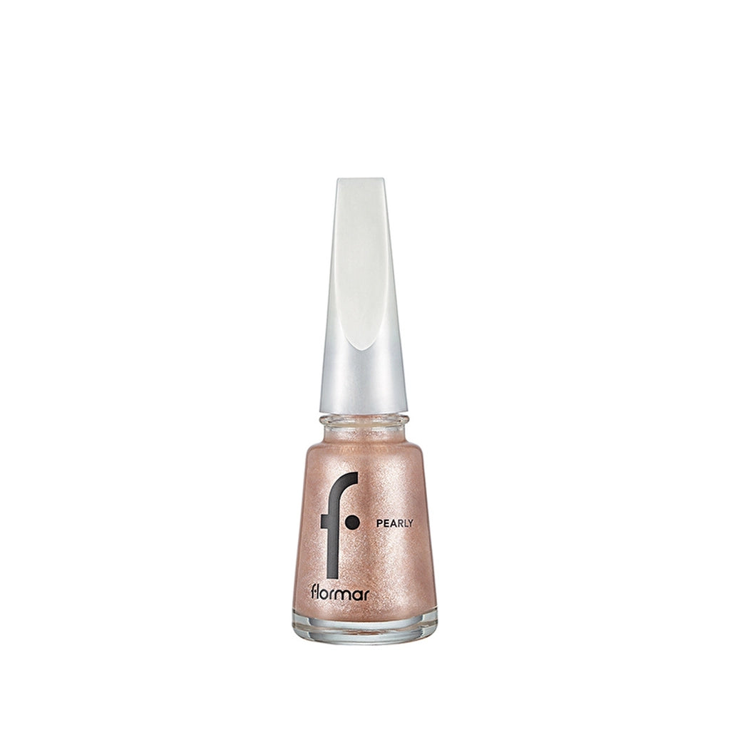 Flormar Pearly Intense Pigmented and Pearl Reflection Nail Polish 374 Crystal Light