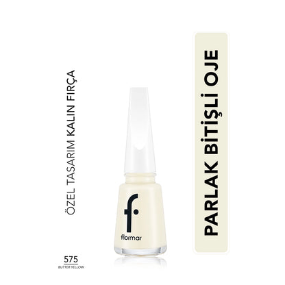 Flormar Nail Enamel Intensely Pigmented Nail Polish 305 Beige Latte