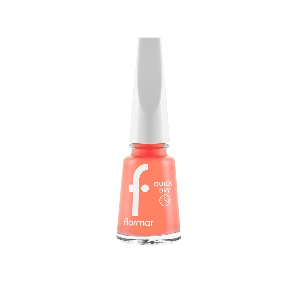Flormar Quick Dry Fast Drying Intensely Pigmented Nail Polish QD46 Summer Song