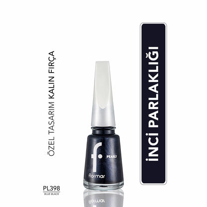 Flormar Pearly Intense Pigmented and Pearl Reflection Nail Polish 374 Crystal Light