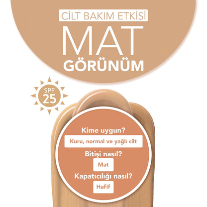 Flormar Anti-Shine SPF25 Matte Finish BB Cream 03 Light