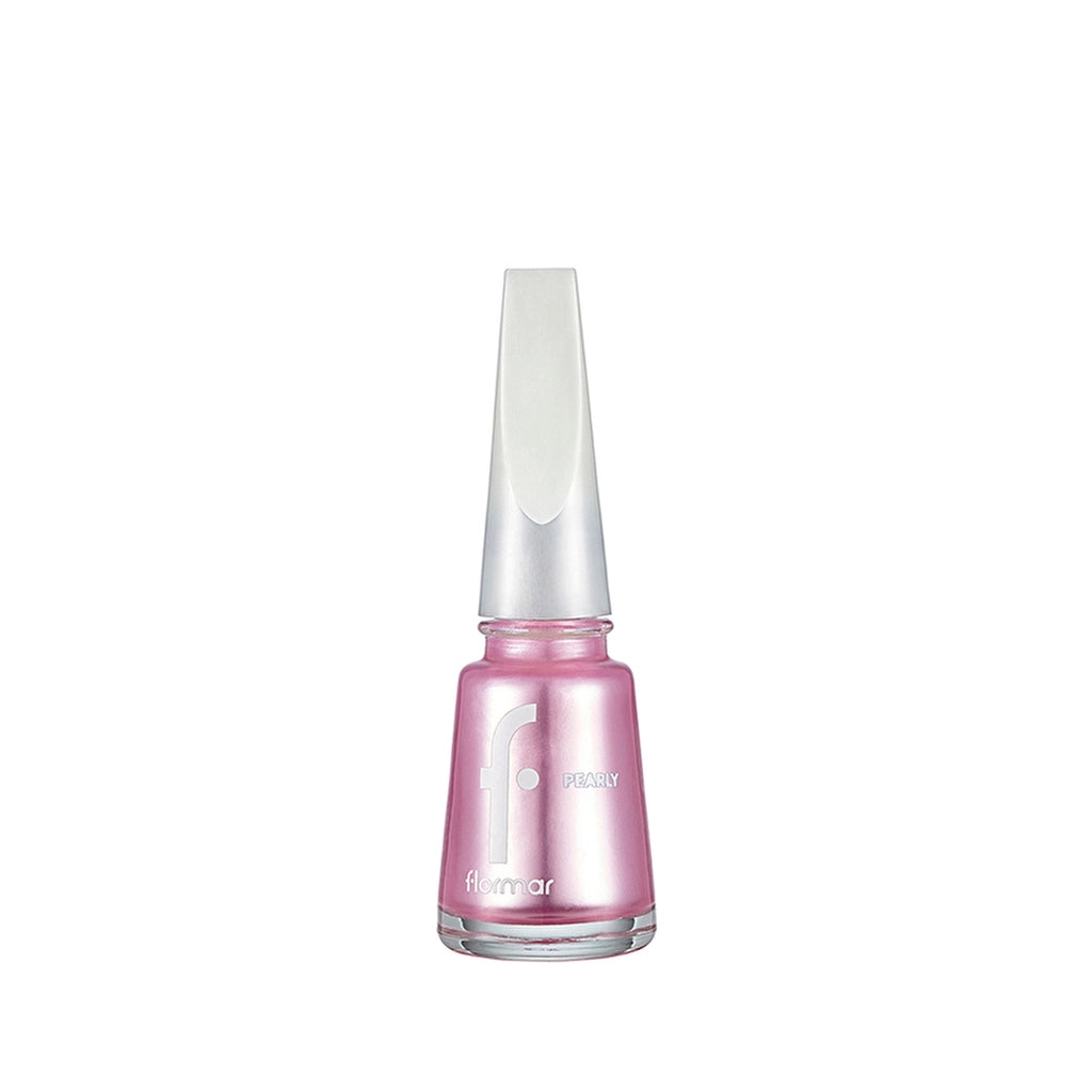 Flormar Pearly Intense Pigmented and Pearl Reflection Nail Polish 374 Crystal Light