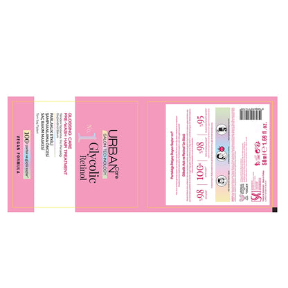 Urban Care No.1 Glycolic Retinol Pre-Wash Hair Care Mask with Shine Effect 50 ml