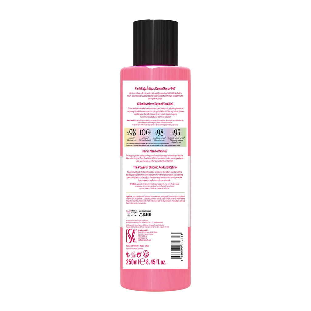 Urban Care No.3 Glycolic Retinol Shine Effect Repair Conditioner 250 ml