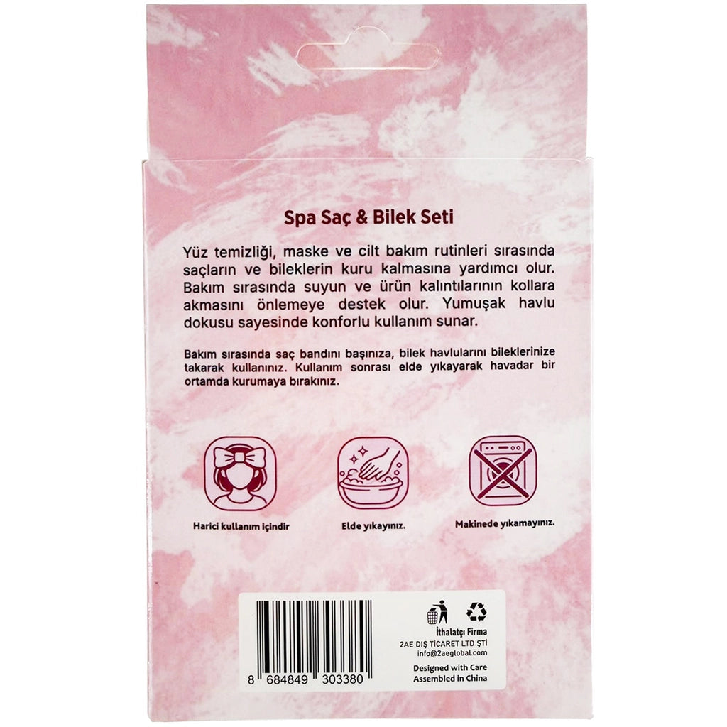 Nucci SPA Towel Hair Wrist Set