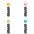 Eklips Black Tube Elastic Buckle (Assorted)