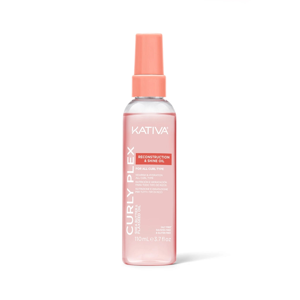 Kativa Curly Plex Curl Repair &amp; Shine Curly Hair Care Oil 110 ml